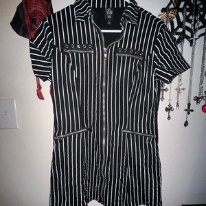 the grave girls pin stripe dress ⛓️🖤